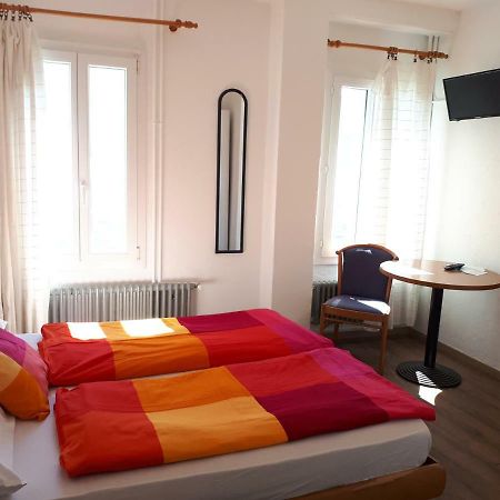 Hotel Garni Battello Melide Bagian luar foto