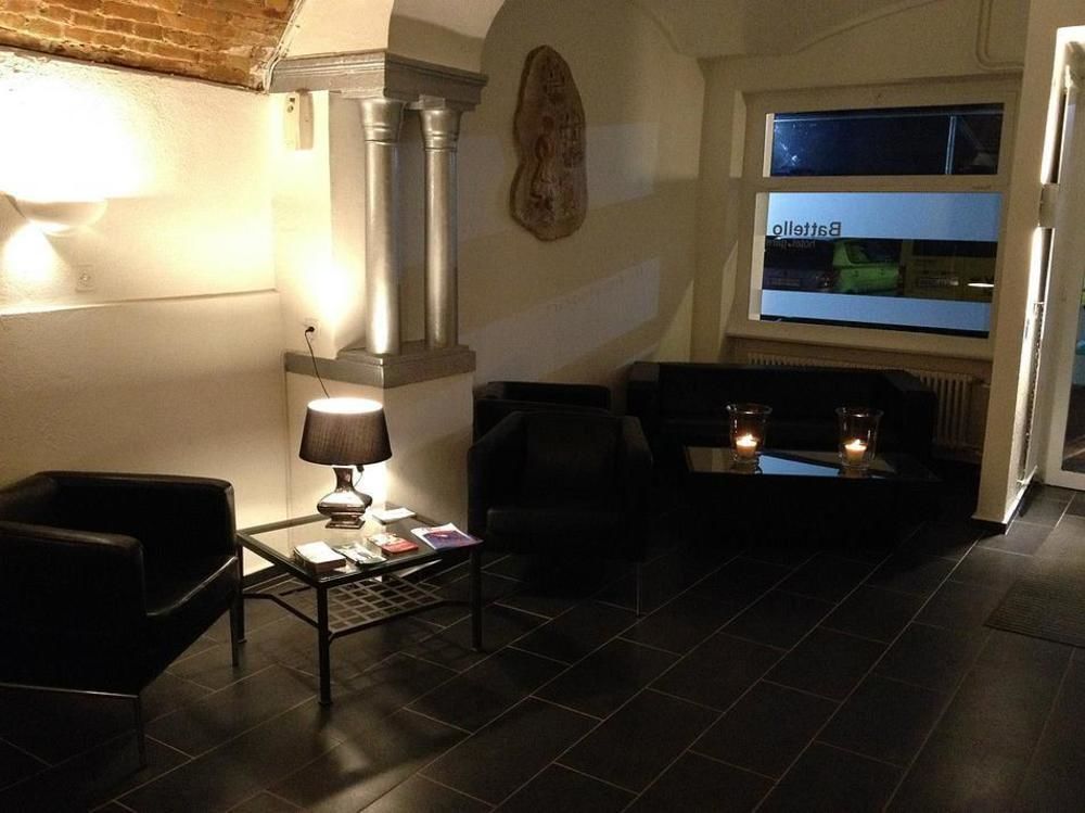 Hotel Garni Battello Melide Bagian luar foto